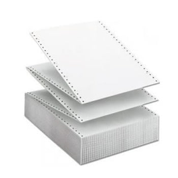 Papel Continuo 240x06 (6x9.5) 1 Via Branco Cx 4000