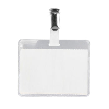 Porta-Nomes Horizontal 90x60mm Mola 25un