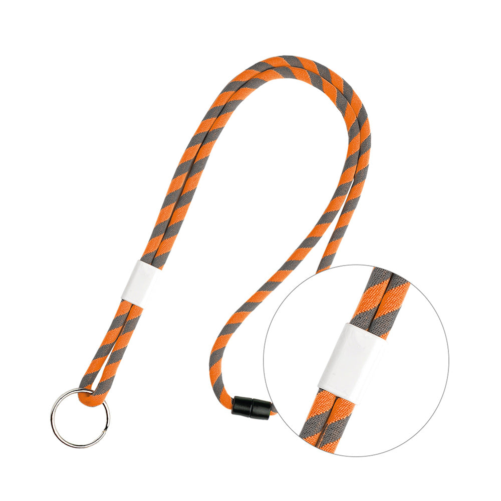 Fita Multiusos Pescoço Tubular Ajuste Metálico Laranja 2x45m