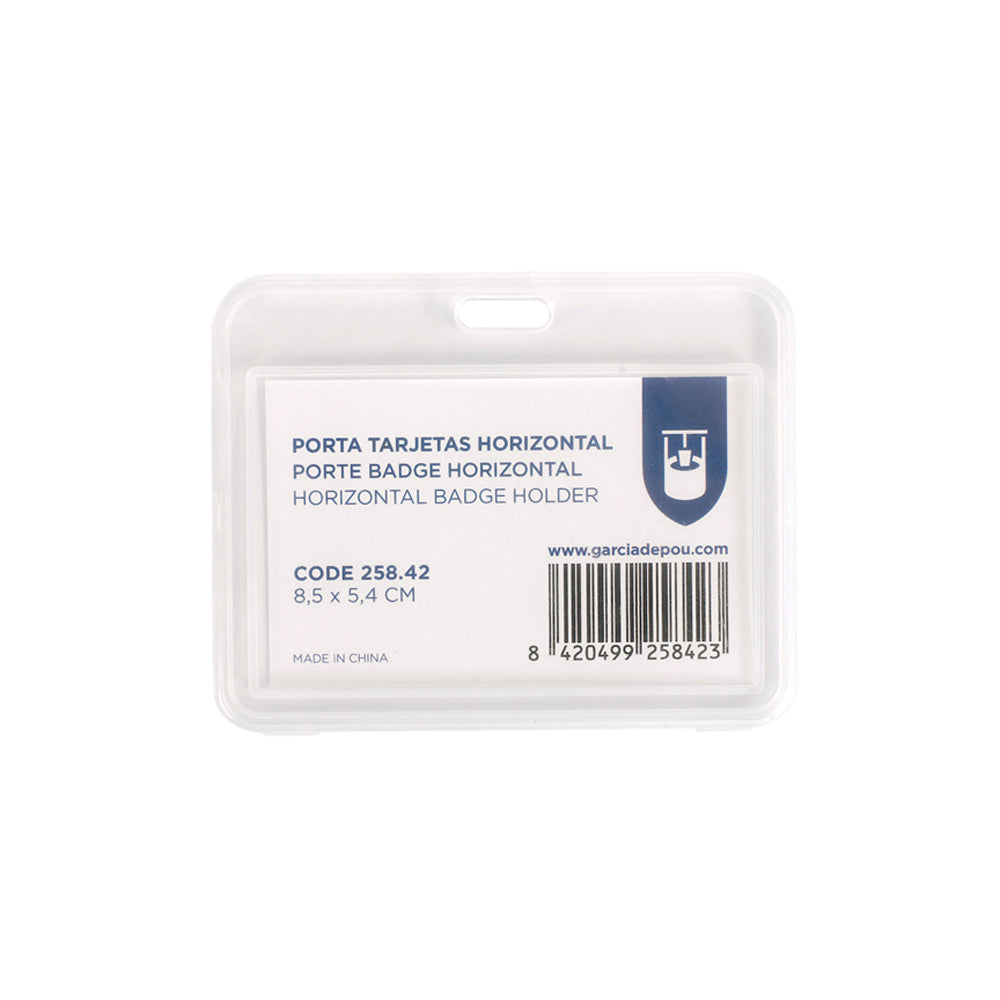 Porta-Nomes Horizontal 85x54mm 1un