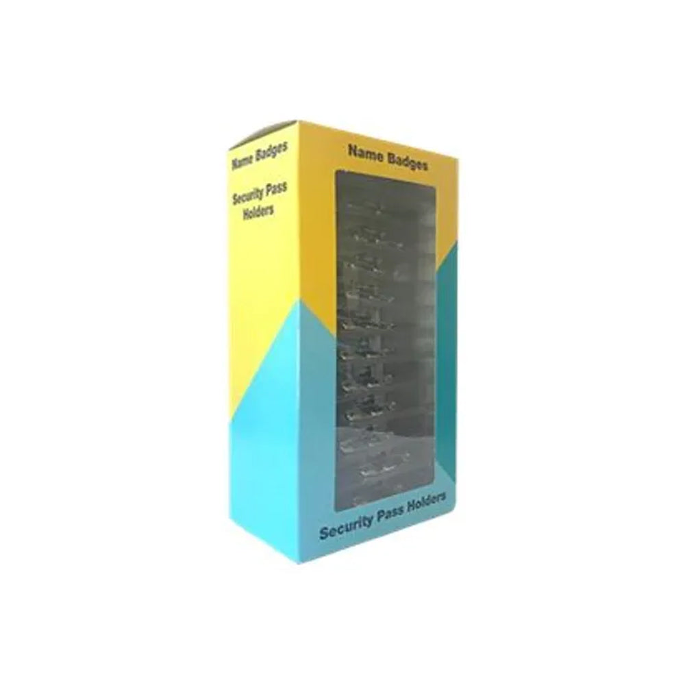 Porta-Nomes Horizontal 75x40mm Alfinete 50un