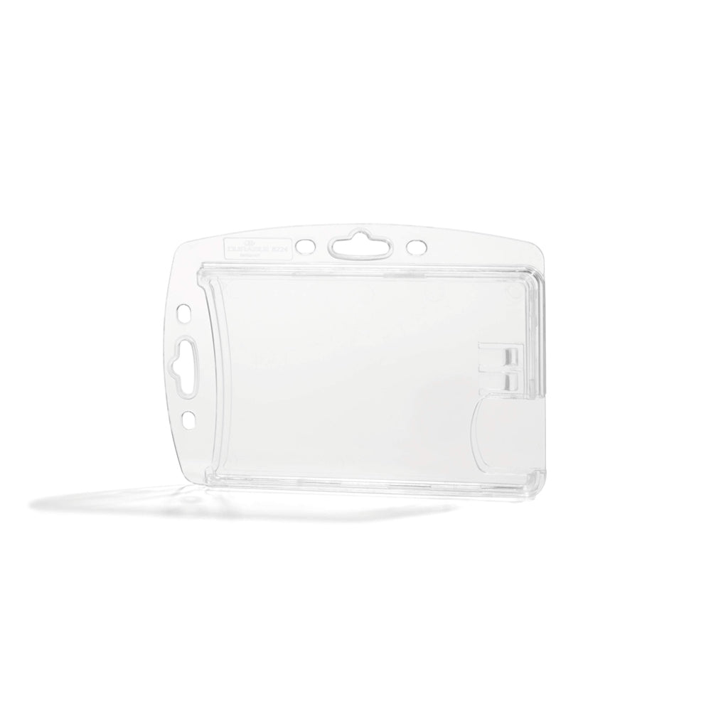 Porta-Nomes Horizontal Vertical 85x54mm para 2 Cartões 10un