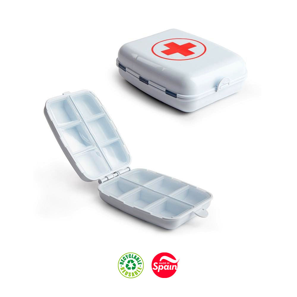 Caixa para Comprimidos com 12 Compartimentos