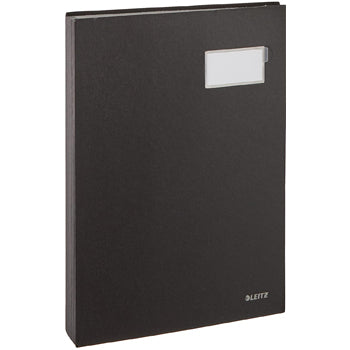 Pasta Assinaturas Leitz 5700 20 Divisoes Preto