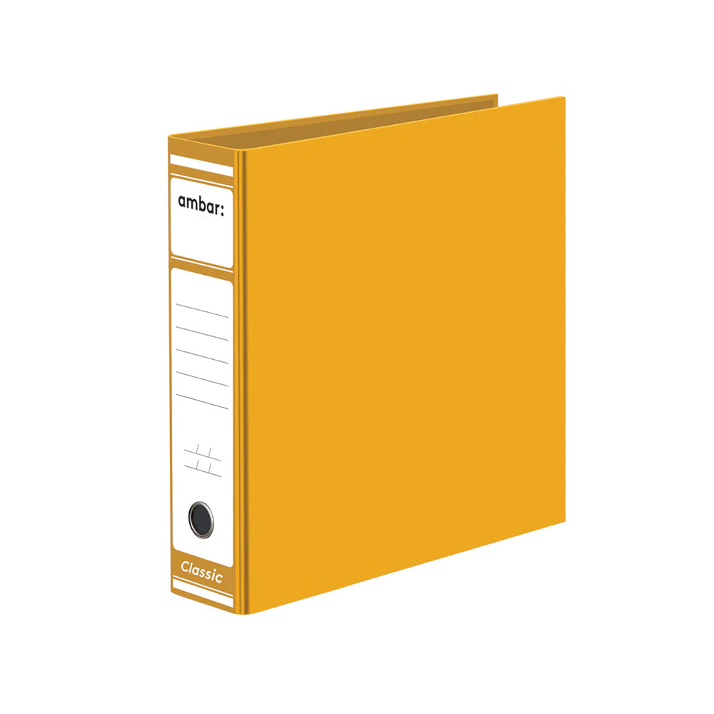 Pasta Arquivo L/L Ambar Comercial 310x290x80mm Amarelo