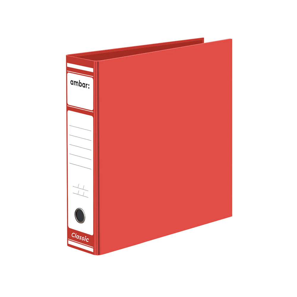 Pasta Arquivo L/L Ambar Comercial 310x290x80mm Vermelho