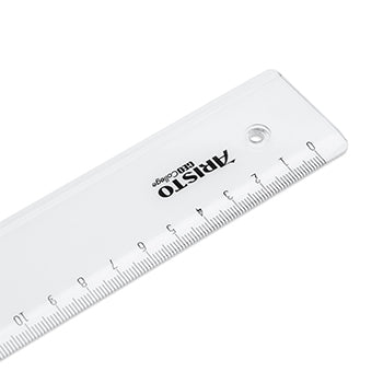 Régua Plástico Cristal 20cm Aristo Geocollege AR23022