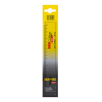Régua Plástico Cristal 20cm Aristo Geocollege AR23022