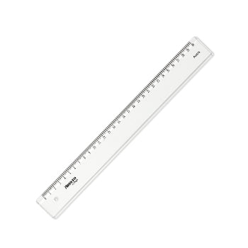 Régua Plástico Cristal 30cm Aristo Geocollege AR23030