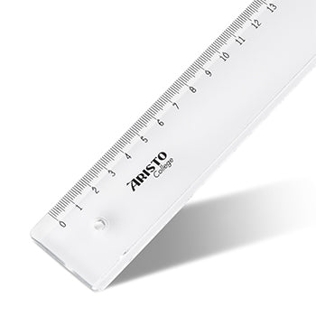 Régua Plástico Cristal 30cm Aristo Geocollege AR23030