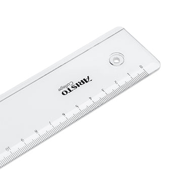 Régua Plástico Cristal 40cm Aristo Geocollege AR23040