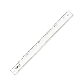 Régua Plástico Cristal 50cm Aristo Geocollege AR23050