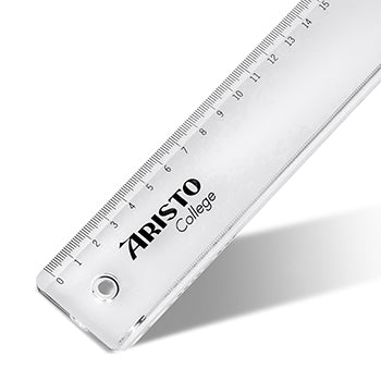 Régua Plástico Cristal 50cm Aristo Geocollege AR23050