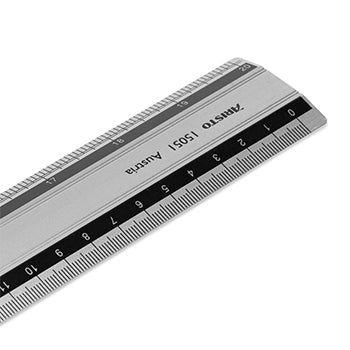 Régua Alumínio 50cm Aristo AR15051 c/Base Borracha