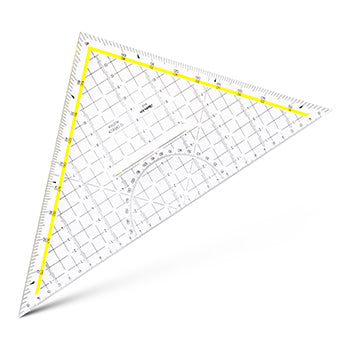 Esquadro Desenho HYP32,5cm Aristo AR16482 com Pega Fixa