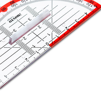 Esquadro Geométrico 16cm Aristo Geocollege AR23003 com Pega