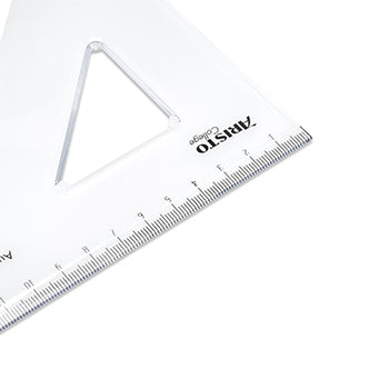 Esquadro Plástico Cristal 45G-20cm Aristo Geocollege AR23420