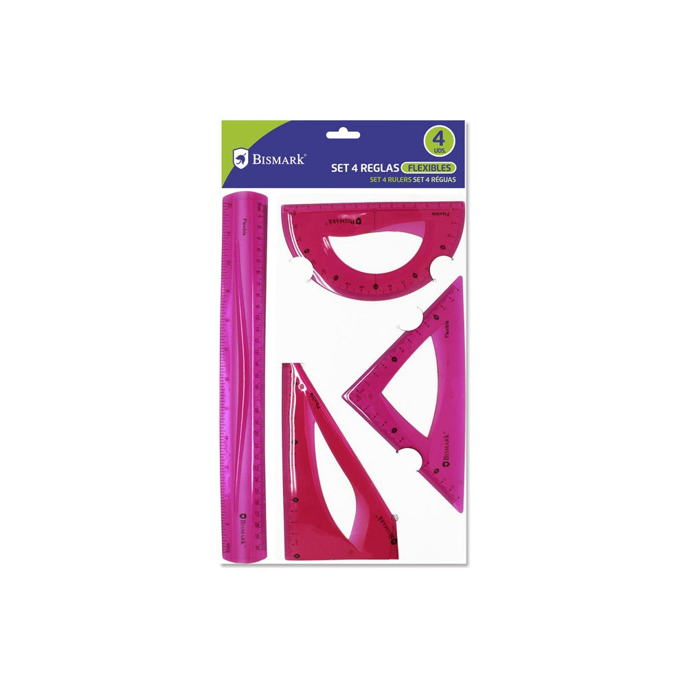 Conjunto Geometria Flexível Set 4 Peças Cores Sortidas