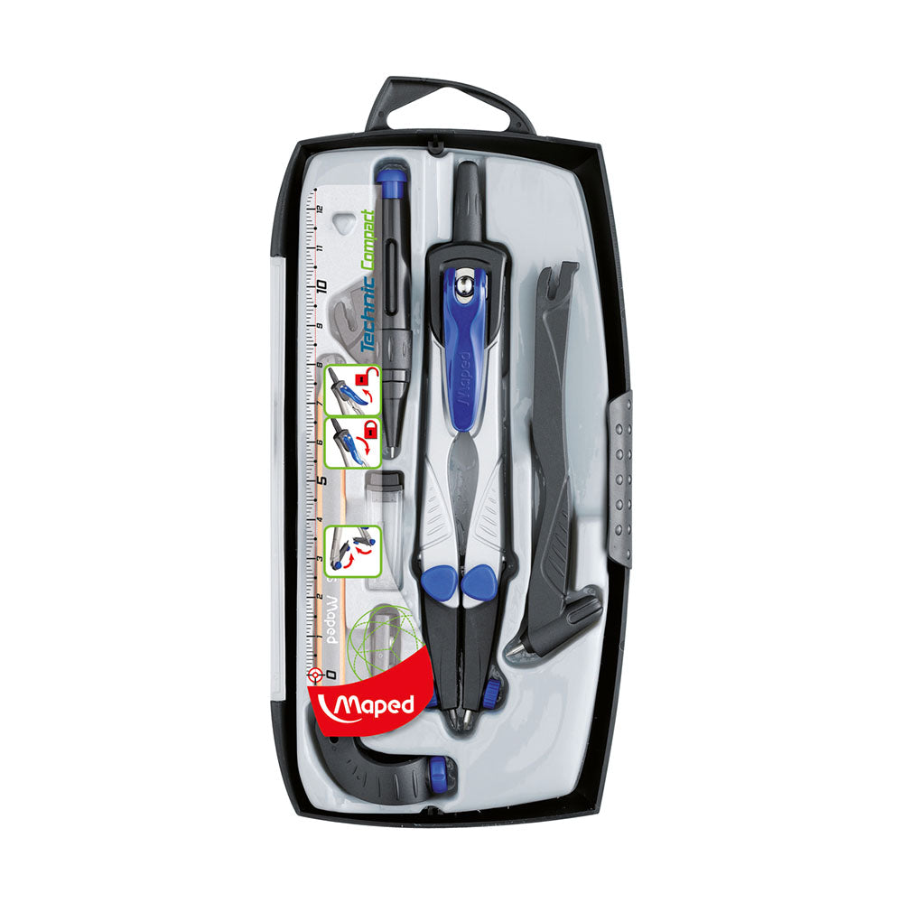 Compasso Maped Technic Compact 7 Peças 1un