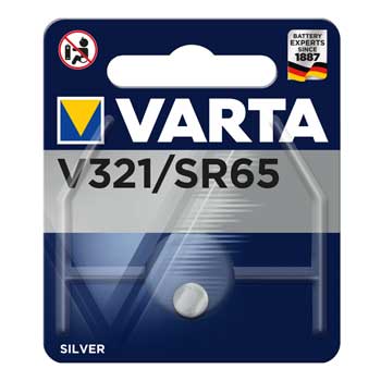 Pilhas V321 SR65 1.55V Relógios 1un