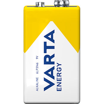 Pilhas 6LR61 Alcalinas 9V 530mAh Varta Energy 1un