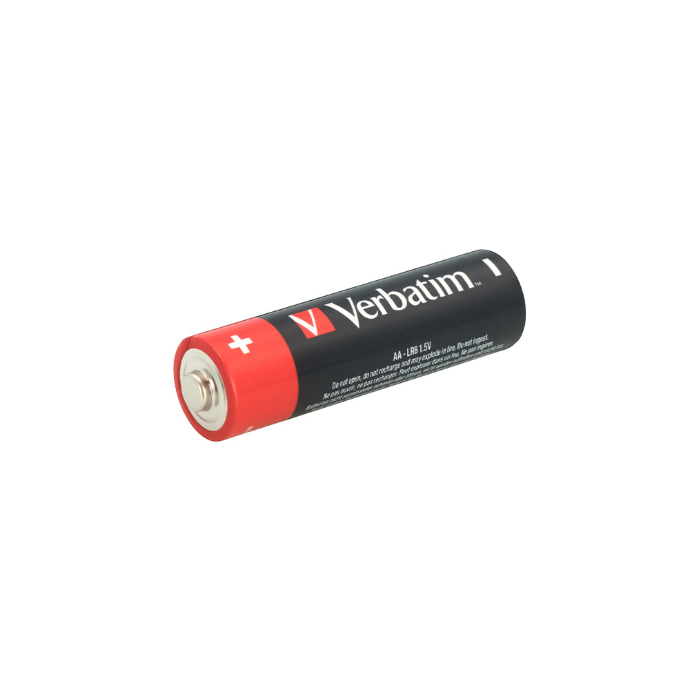 Pilhas AA LR6 Alcalinas 1.5V 2900mAh Verbatim 49877 20un