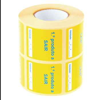 Etiquetas Pré-impressas 1º Produto 40x45mm 2x500=1000un