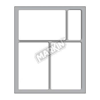 Etiquetas 083x053mm 10Fls Cod 49 Markin 30un