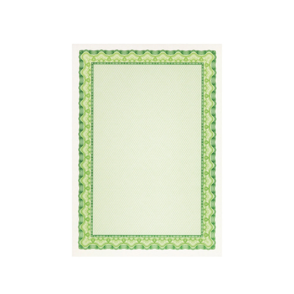 Papel 115g A4 Certificados Verde 10un
