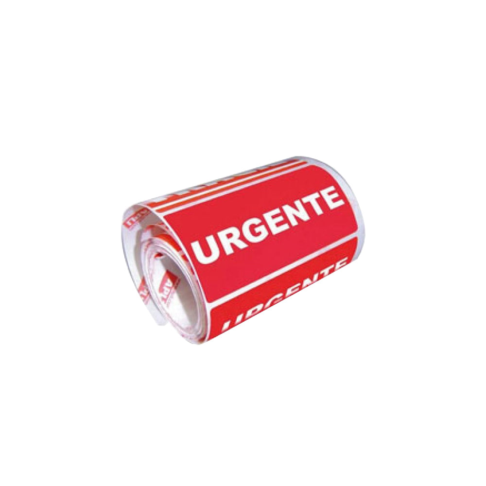 Etiquetas URGENTE 100x50mm Apli Rolo 200un