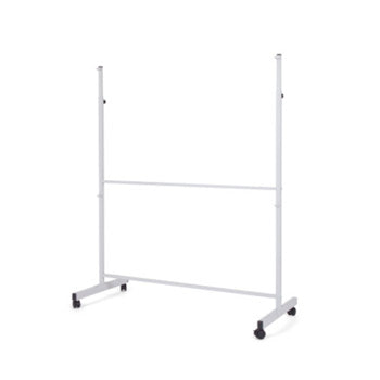 Suporte Quadro 150x120cm/90x120cm Branco com Rodas Cinza