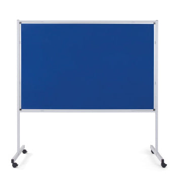 Suporte para Quadro Dupla Face 200X Branco com Rodas
