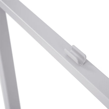Suporte para Quadro Dupla Face 200X Branco com Rodas