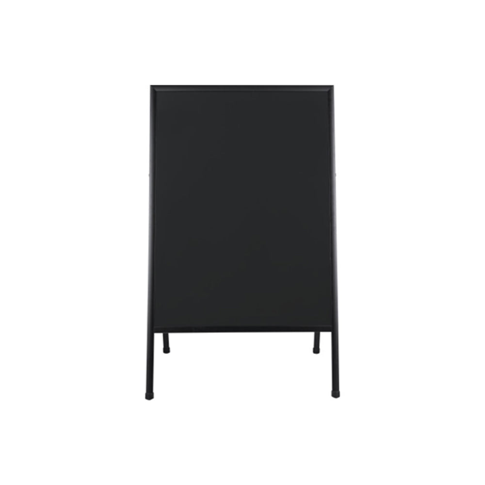 Quadro Cavalete Dupla Face 90x150cm Preto - Ardósia 90x120cm