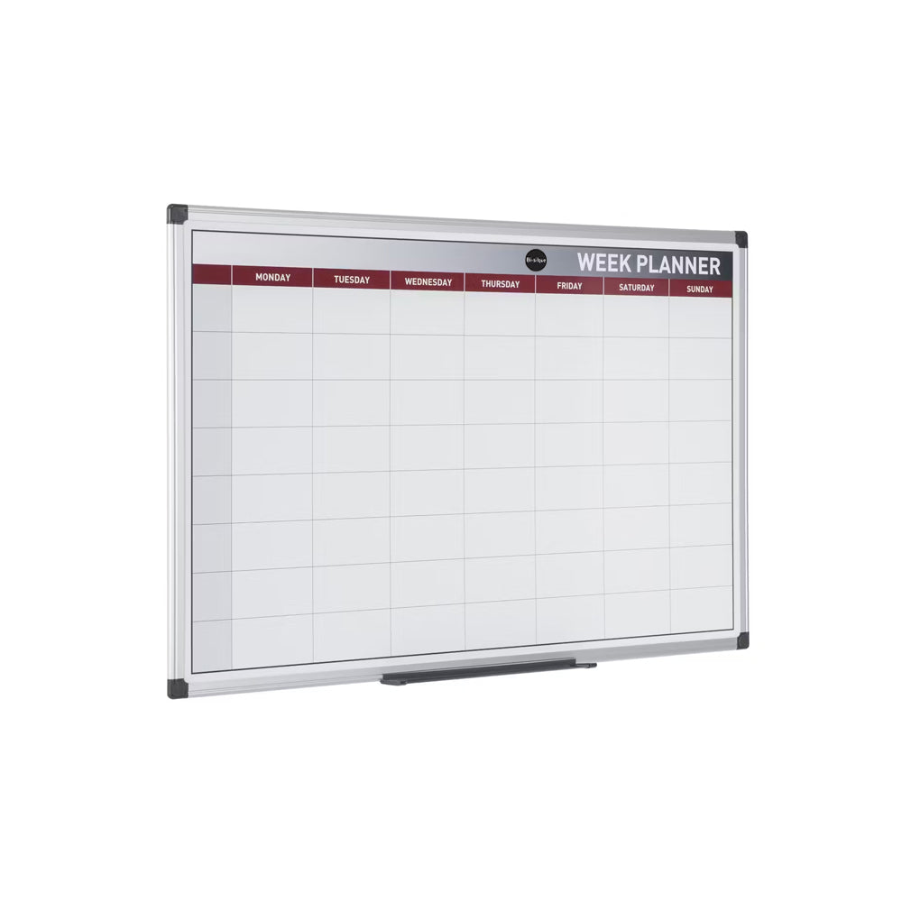 Quadro Branco 90x60cm Magnético Plano Semanal GA0333170