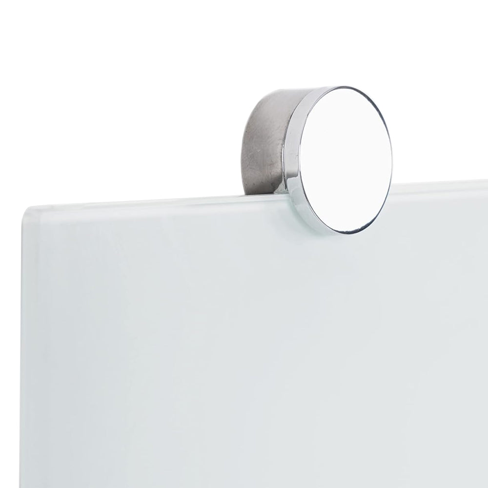 Quadro Vidro Magnético 150x120cm Flow Branco GL110106
