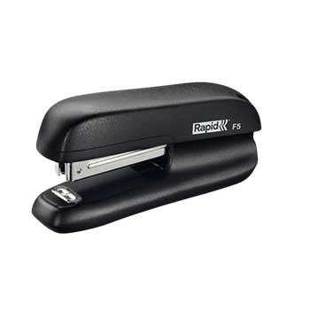 Agrafador Mini Nº10 10 Folhas Rapid F5 Preto
