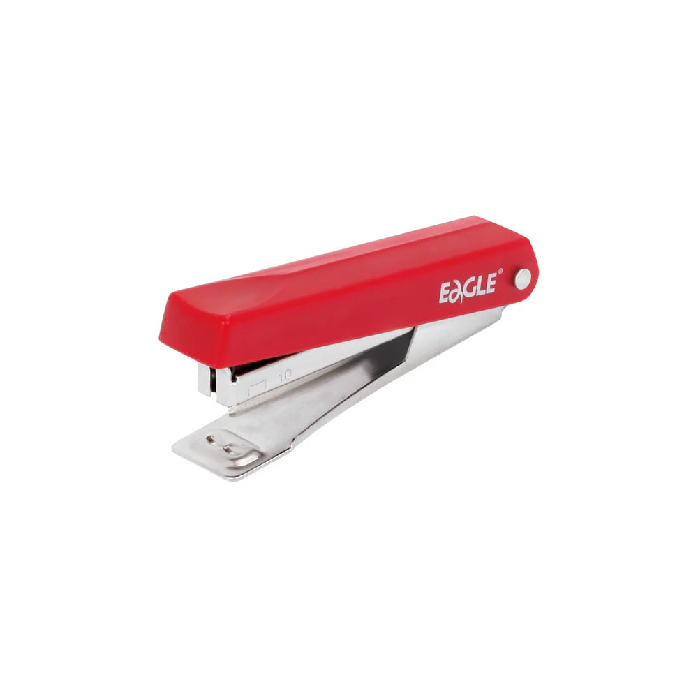 Agrafador Nº10 para 10 Folhas Eagle Vermelho
