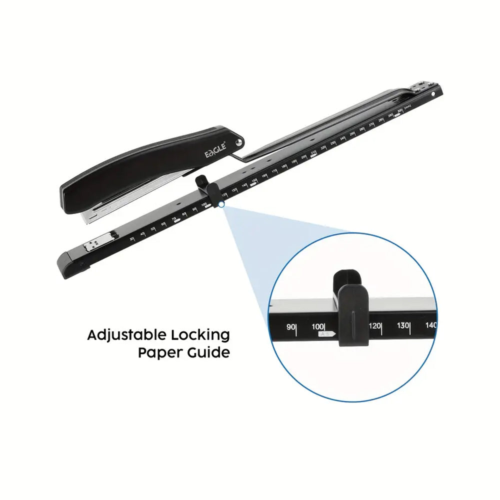 Agrafador Longo 24/6 10 Folhas Eagle