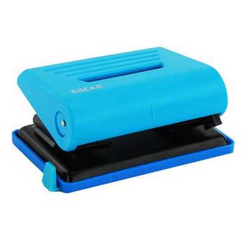 Furador 12 Folhas Eagle Neon Color com Guia Azul
