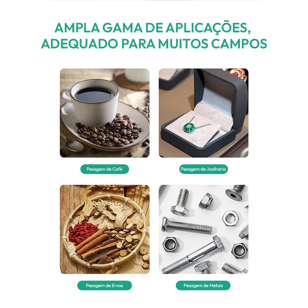 Mini Balança Digital de Precisão 500g / 0.01g