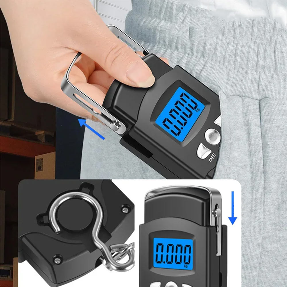 Balança Digital de Suspensão Portátil  Máx.40Kg