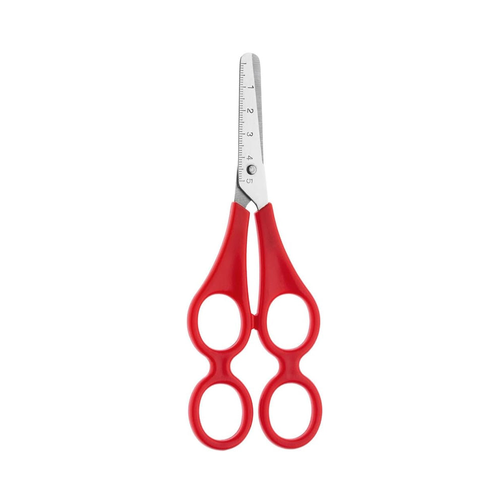 Tesoura 18cm Iniciação Pega Dupla Blister Sortido 1un