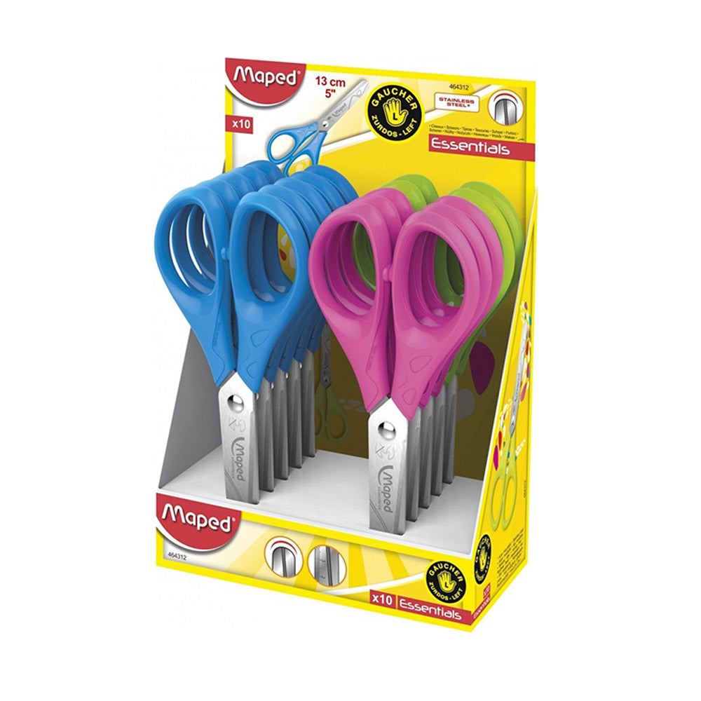Tesoura 13cm Maped Pontas Redondas para Esquerdinos 1un