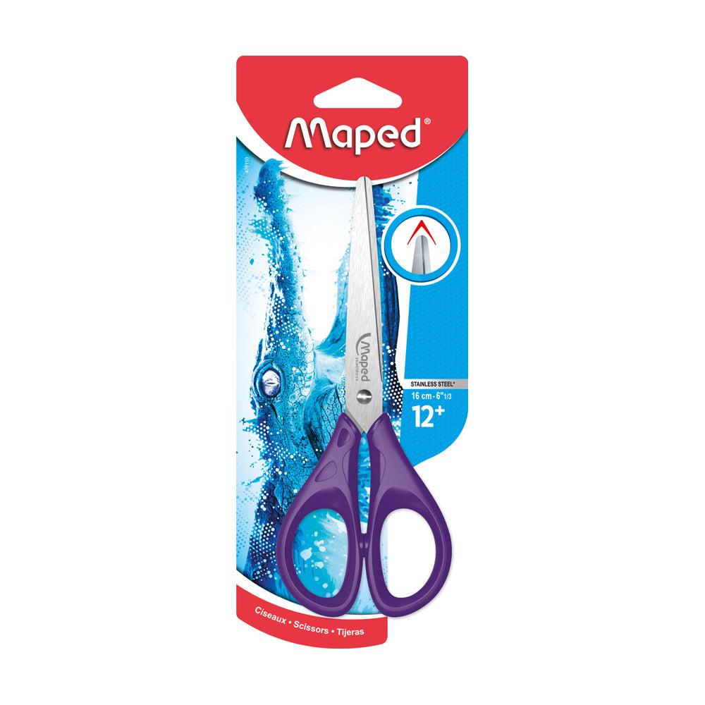 Tesoura 16cm Maped Cores Sortidas Blister 1un