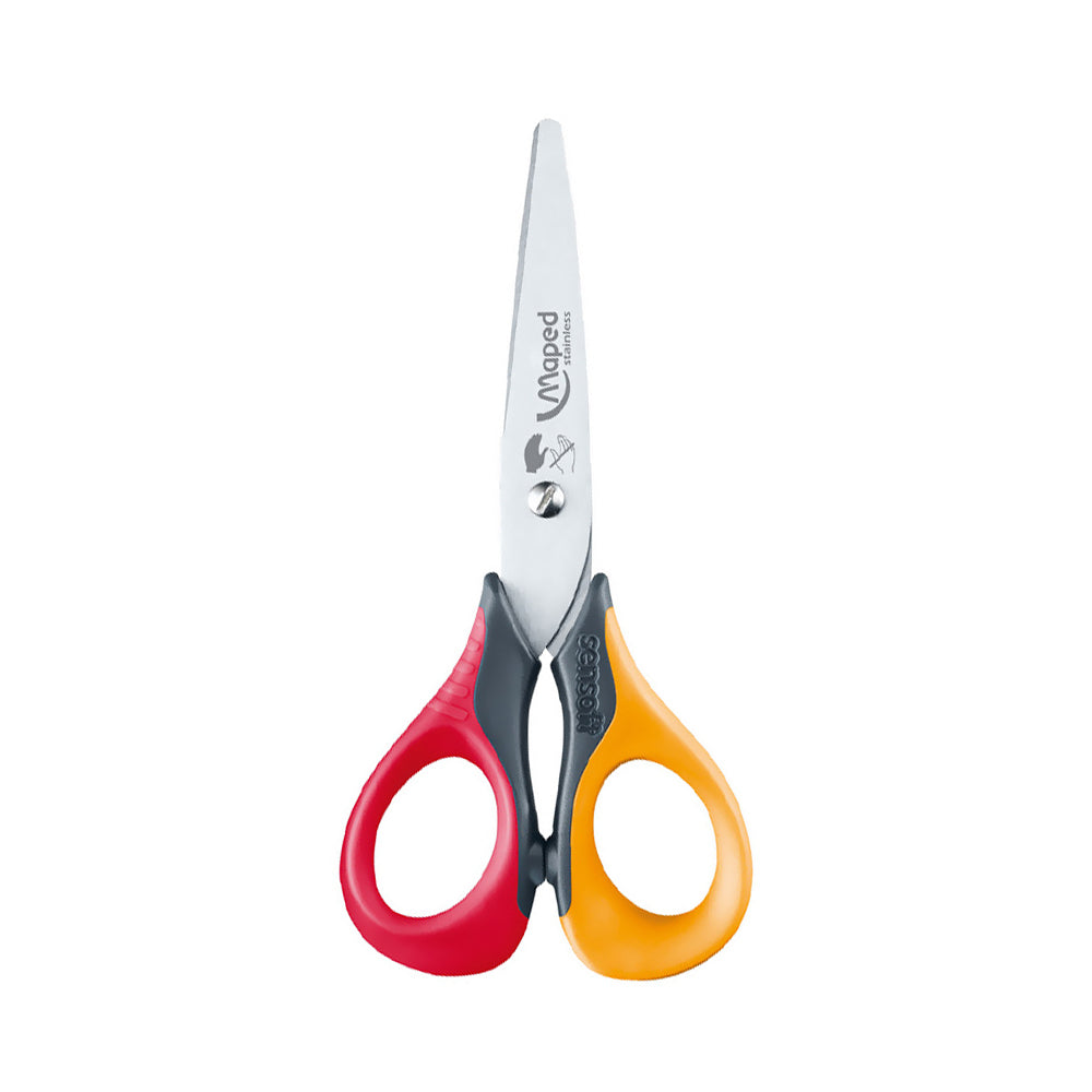 Tesoura 13cm Maped Pontas Redondas para Esquerdinos 1un