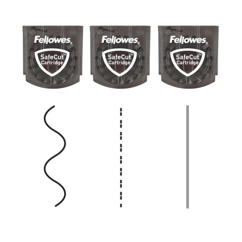Kit de 3 Lâminas para Cisalha Fellowes 3 Cortes Especiais