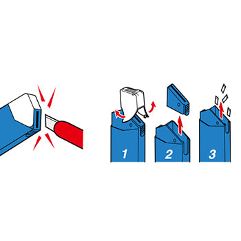 Recargas Lâminas para X-Acto 09mm NTCutter Pack 10un