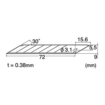 Recargas Lâminas para X-Acto A-300GRP NTCutter Pack 10un