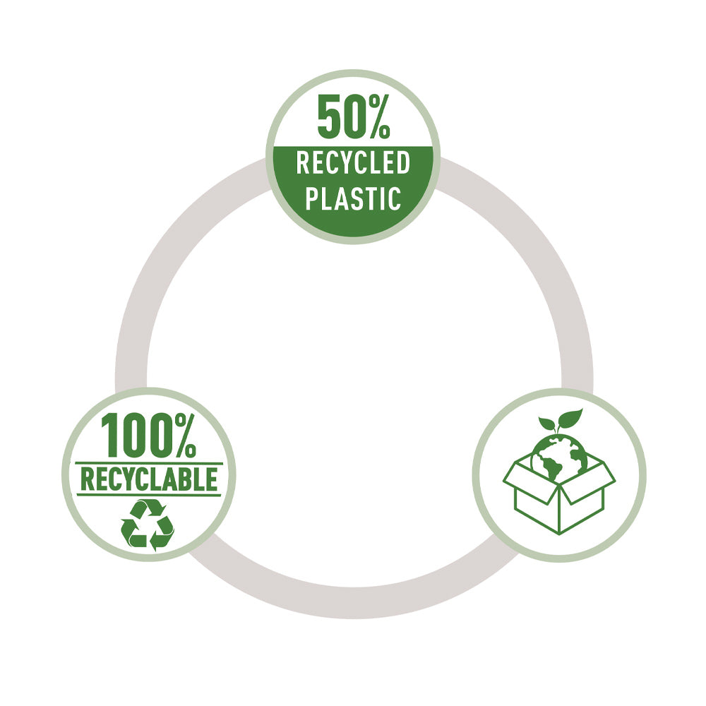 Furador 10 Folhas Leitz Recycle Azul